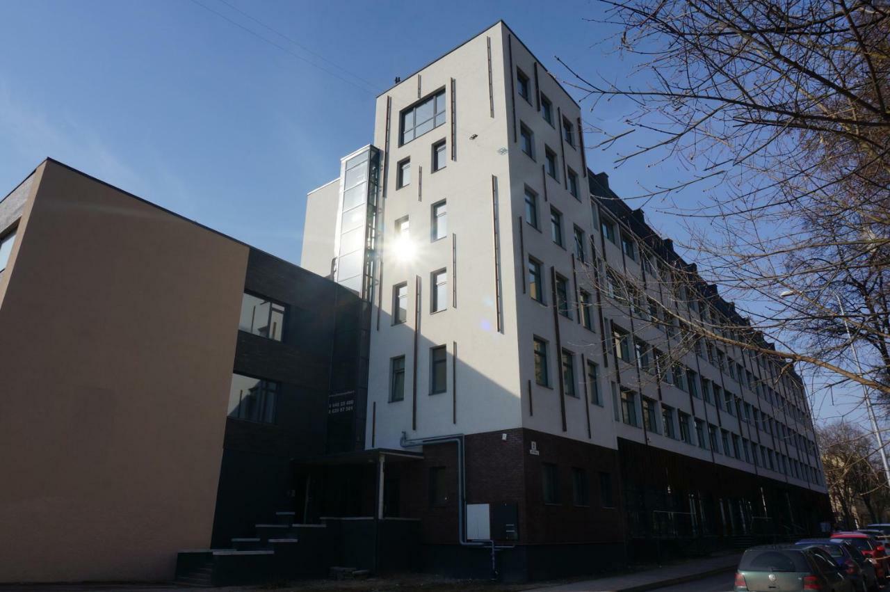 Vilnius Apartment With Stained Glass Exterior photo